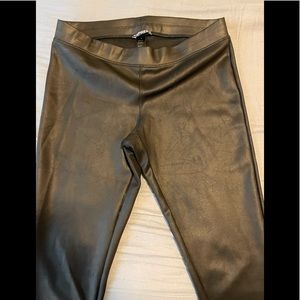 Women’s Express faux leather leggings